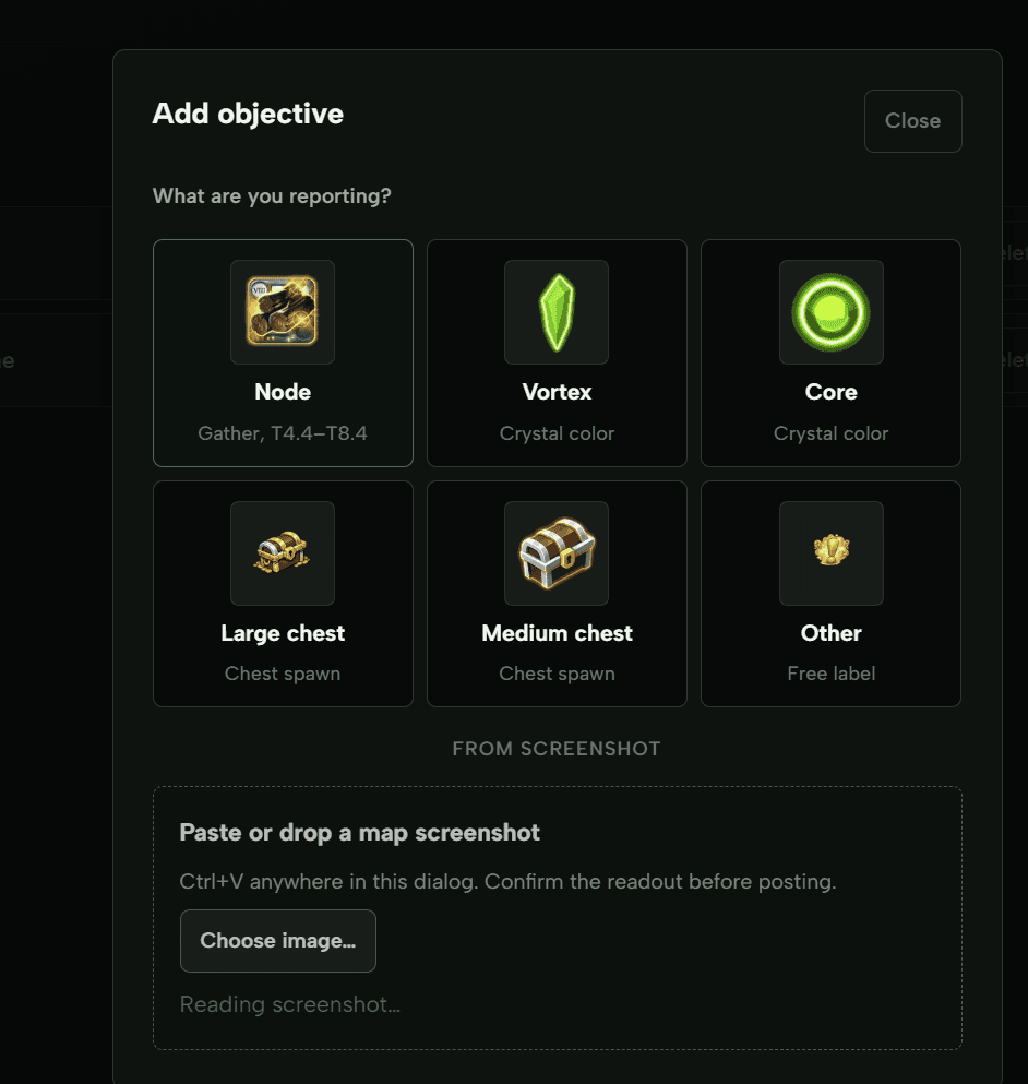 Add objective