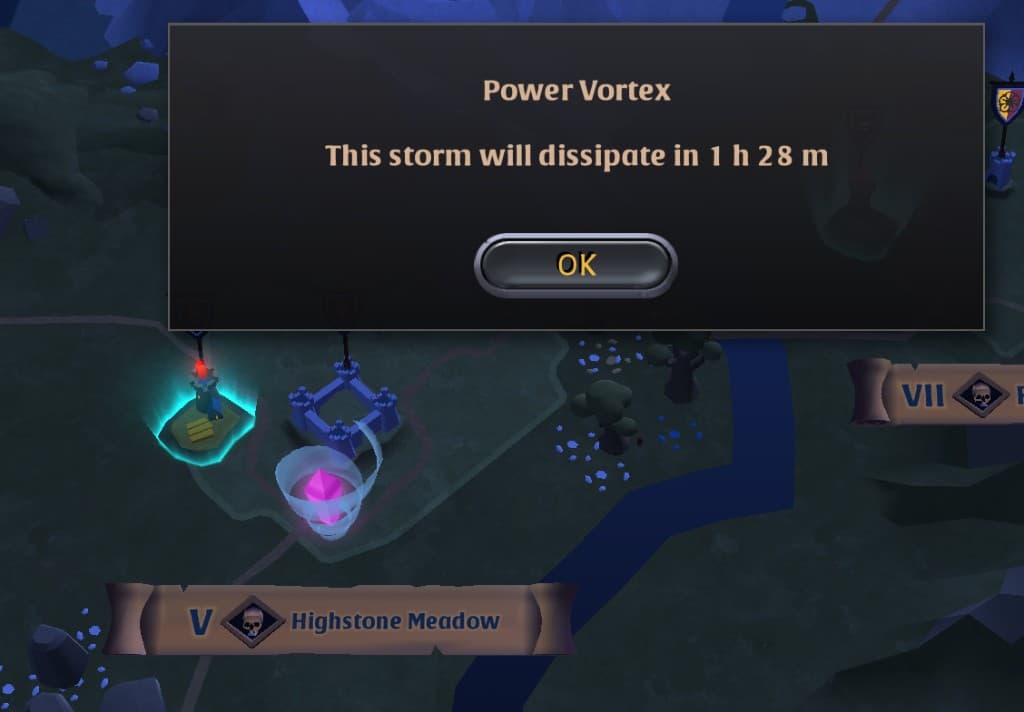 In-game objective popup