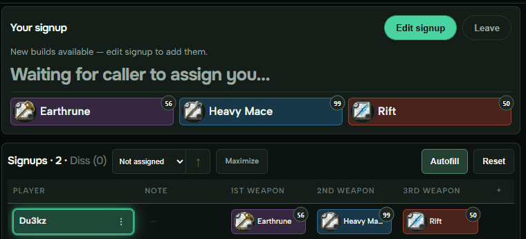 Weapon mastery levels