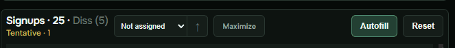 Autofill button